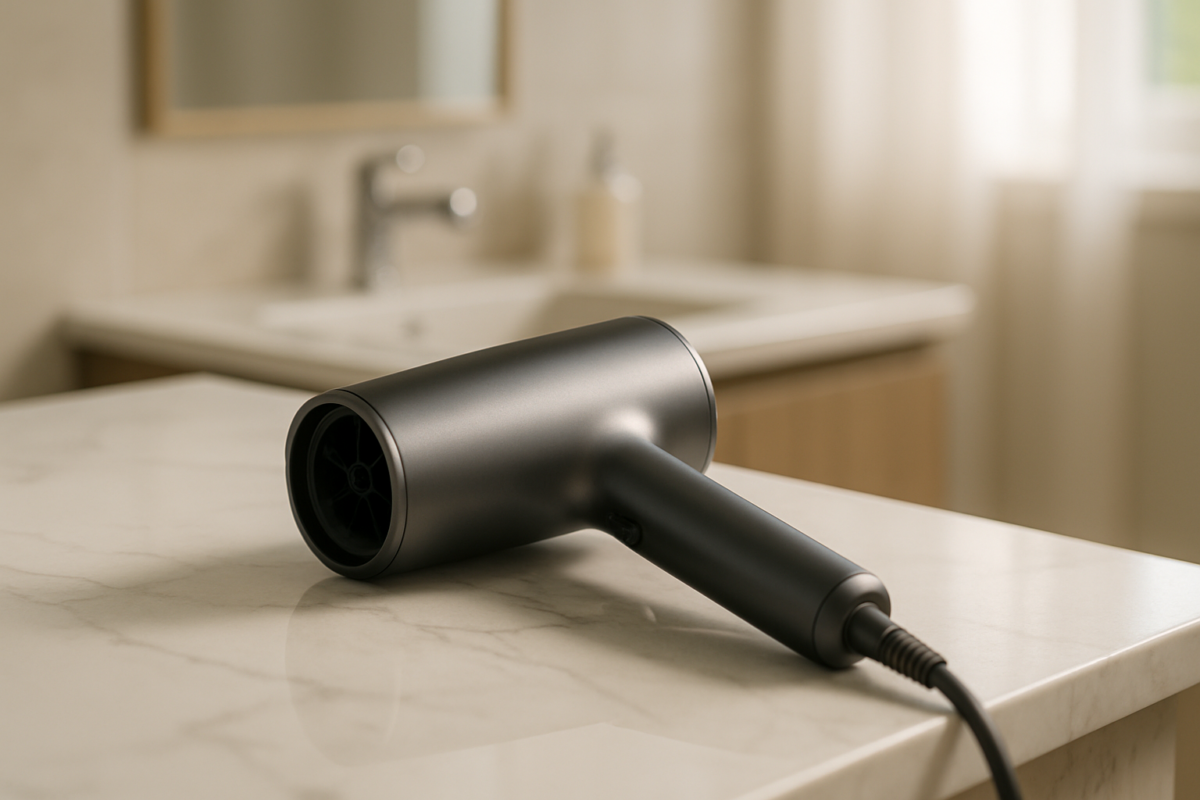 Stunning Dyson Airwrap curling results displayed on glossy hair with professional salon-quality waves, showcasing dramatic styling transformation and luxurious beauty technology innovation