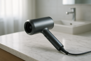 Essential Dyson hairdryer hands-free stand enabling multitasking while drying hair effortlessly with innovative mount design for convenient morning routine