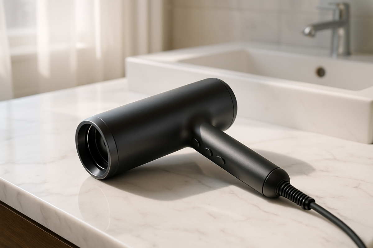 Thrilling close-up of advanced ionic heat technology delivering silky smooth shine while protecting hair from heat damage effectively