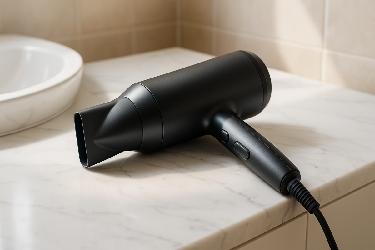 Three revolutionary lightweight and fast-drying hair dryers displayed side by side, offering thrilling solutions for effortless daily hair care routines