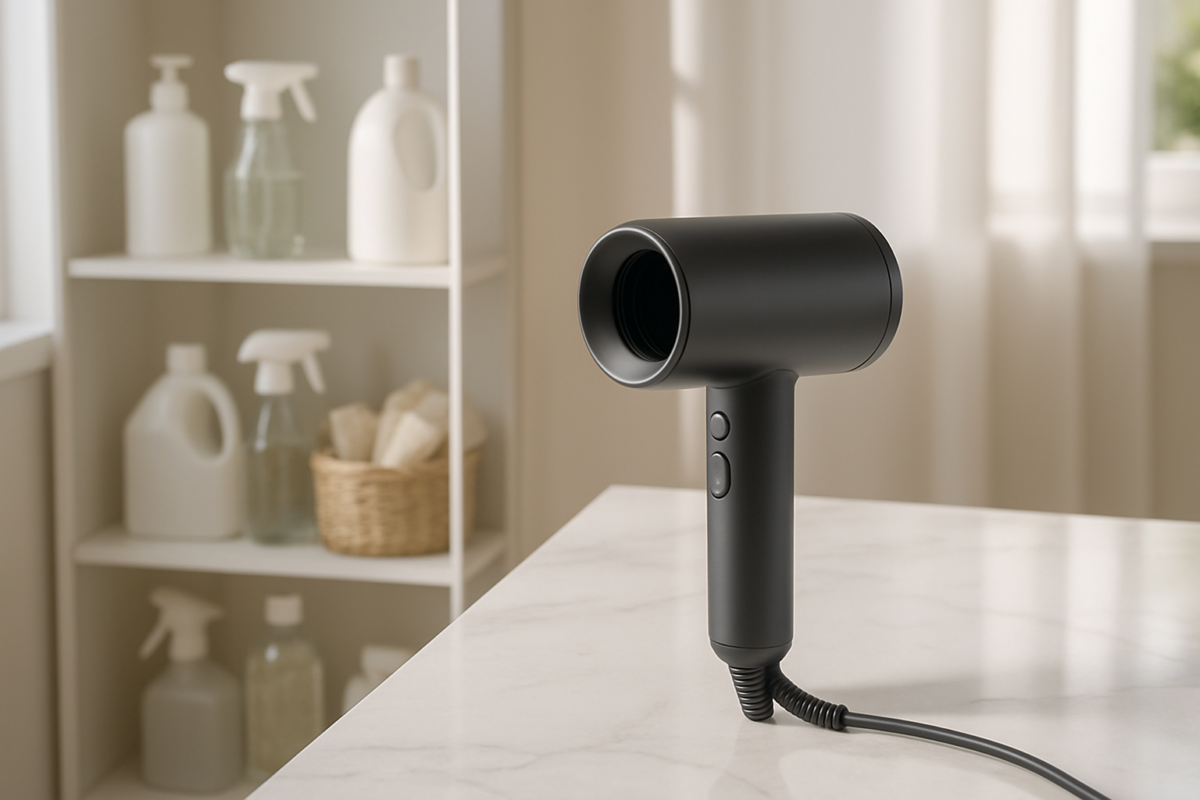 Dramatic transformation as clean air filter restores powerful airflow to your essential Panasonic Nancare hair dryer