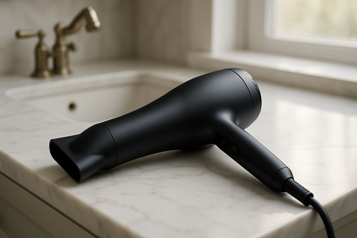 Cozy styling guide revealing crucial distinctions between ReFa dryer modes for achieving luxurious, salon-quality hair transformation at home