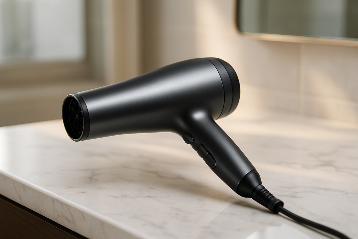 Essential hair drying time measurements revealing quick, efficient results across different hair lengths with precise timing data displayed