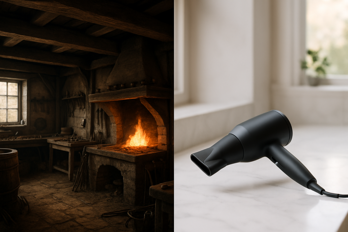 A thrilling display of Dysons premium professional model hairdryer showcasing its sleek design and innovative technology for discerning customers seeking luxury solutions