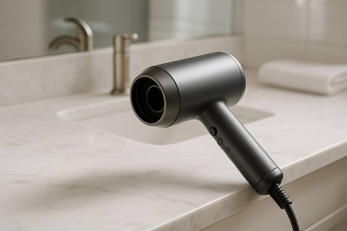 A dramatic conclusion showcasing the ultimate answer to finding the best deals on premium hair dryer technology