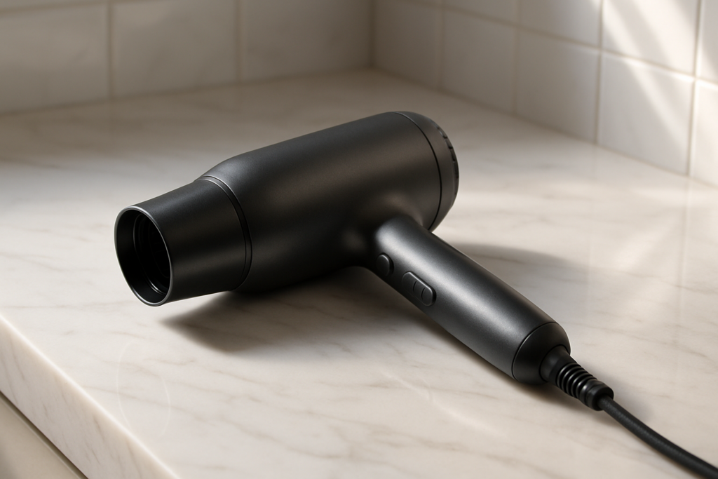 Refa Smart W hair dryer displayed with dramatic price comparison chart showing essential 30000 yen budget option and thrilling savings breakdown versus older models