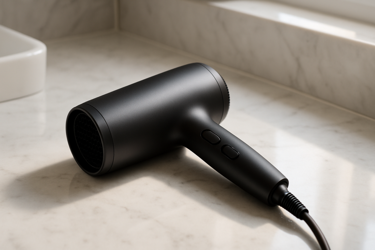Professional hair drying technique for men with curly hair showing dramatic transformation and essential speed-drying methods for perfectly straight results