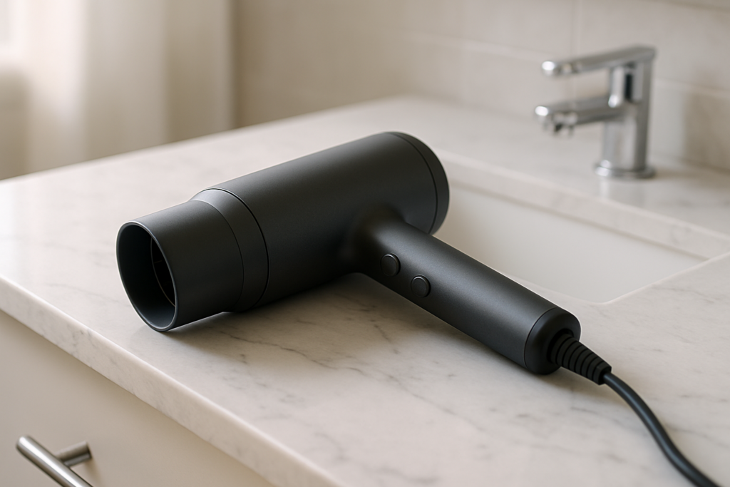 Professional demonstrating essential Dyson hair dryer techniques with attachments, revealing thrilling pro-level styling secrets for dramatically transformed hair results