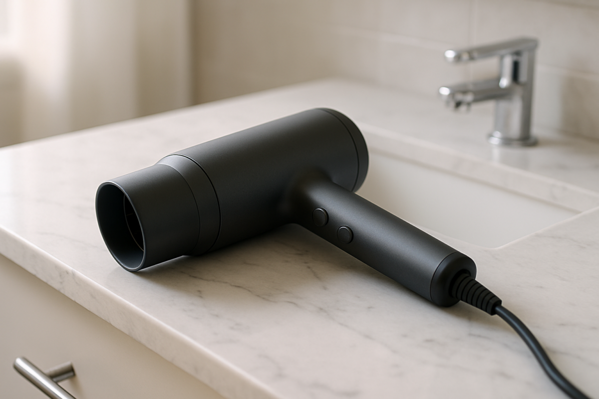 Professional demonstrating essential Dyson hair dryer techniques with attachments, revealing thrilling pro-level styling secrets for dramatically transformed hair results